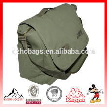 Military Green Canvas Umhängetasche Messenger Bag für Männer